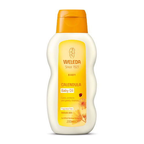 Weleda Calendula Baby Oil Cares Protects and Gently Cleanses